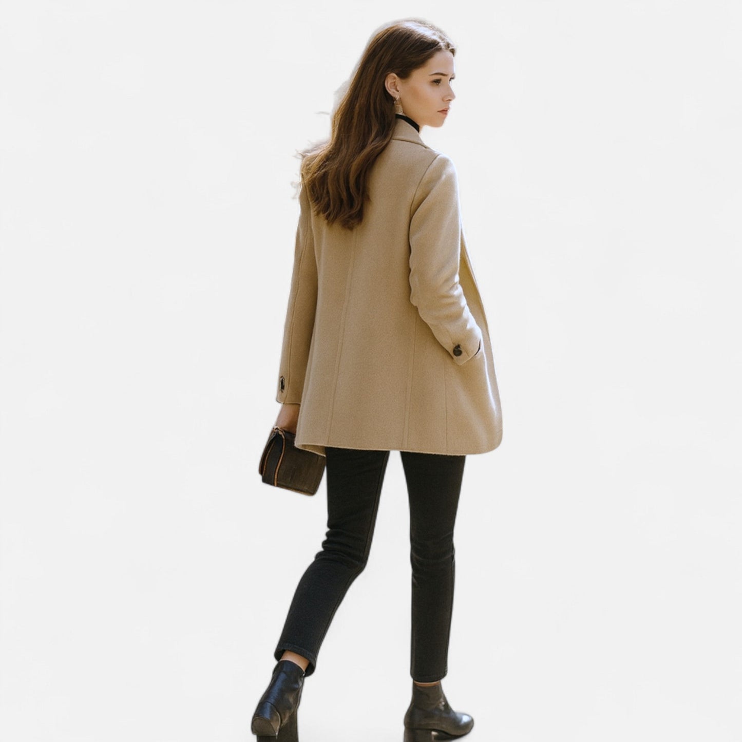 Old Monarchy | Women’s Classic Buttoned Blazer Coat