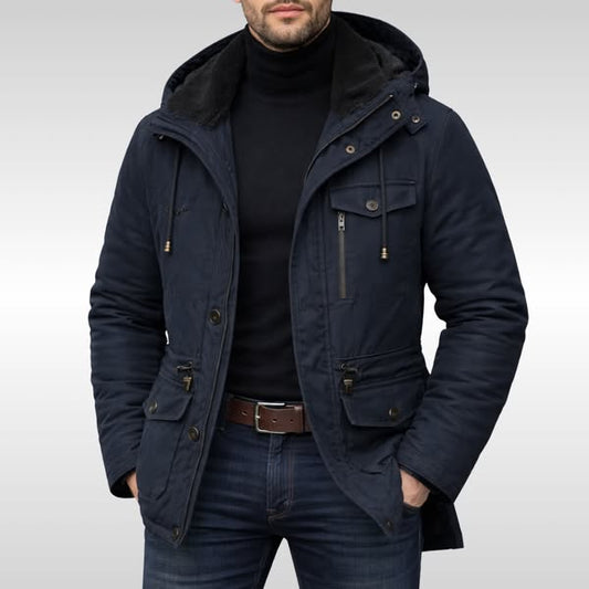 Lucien Men’s Insulated Zip Inner Fleece Jacket | Winter Coat